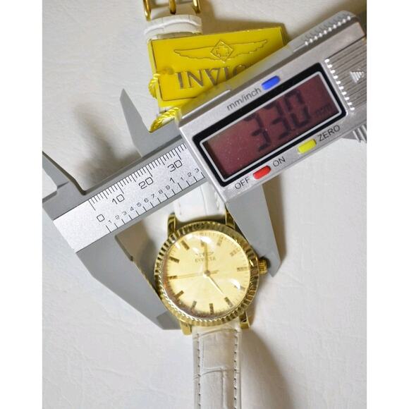 Invicta Women\'s 22483 Angel Analog Display Quartz Watch White Band